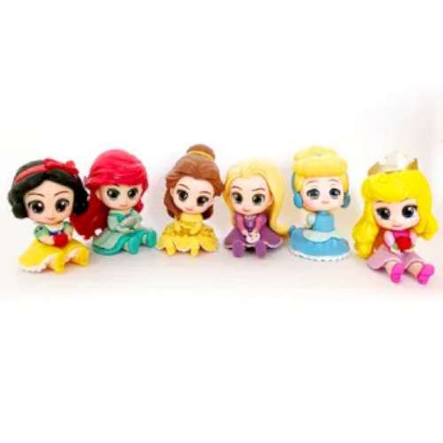 Mini Disney Princess Cake Topper Set - Click Image to Close